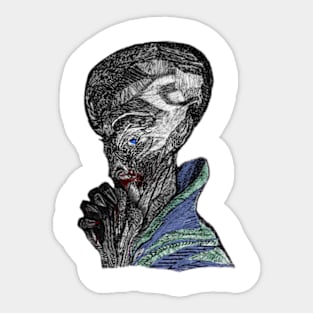 Aliens Among Us Sticker